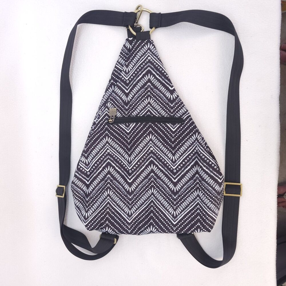 Black Butterfly Womens Bohemian Casual Fashion Backpack Zip Adjustable Strap - Picture 2 of 11